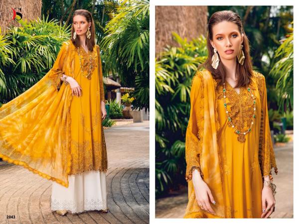 Deepsy Firdous Queens Court 3 Cotton Designer Pakistani Suit Collection